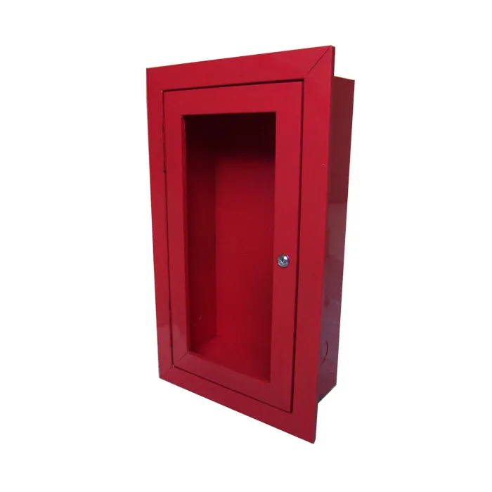 GABINETE PARA EXTINTOR Y VALVULA CON PUERTA 58X31.5X16CM EMPOTRAR (NO INCLUYE CERRADURA NI VIDRIO)