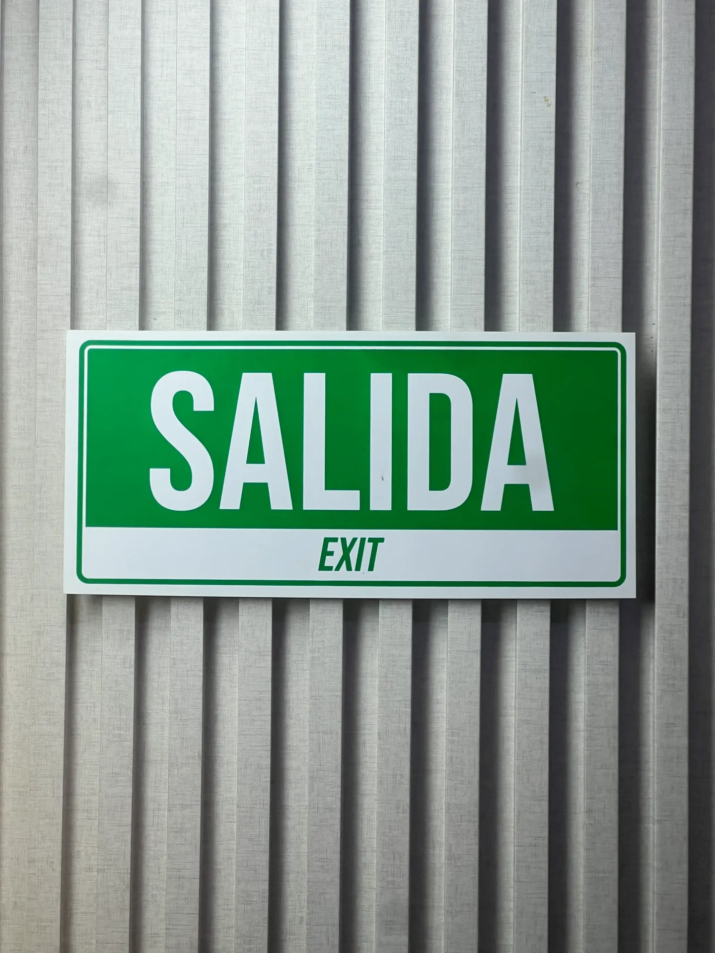 [SV05] SEÑALIZACION SALIDA